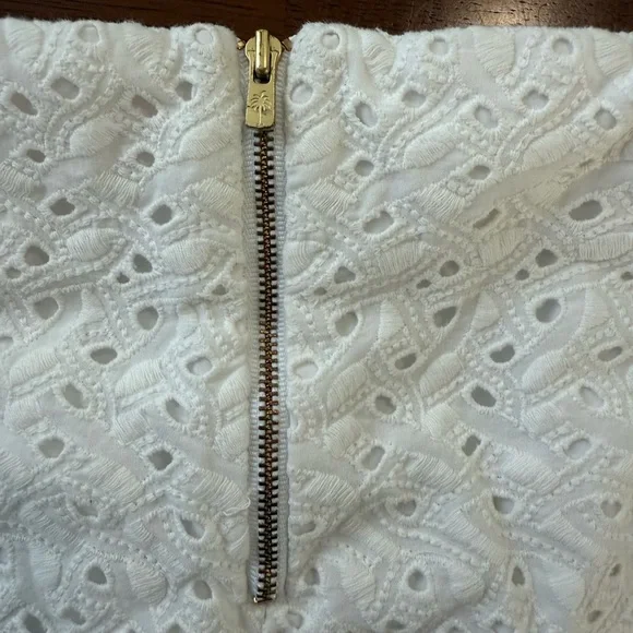 Lilly Pulitzer Tate Mini Skirt in Resort White Eyelet Lace - Picture 6 of 6